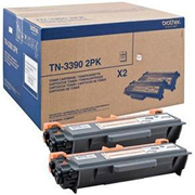 BROTHER TONER TN-3390 TWIN NEGRO 2-PACK